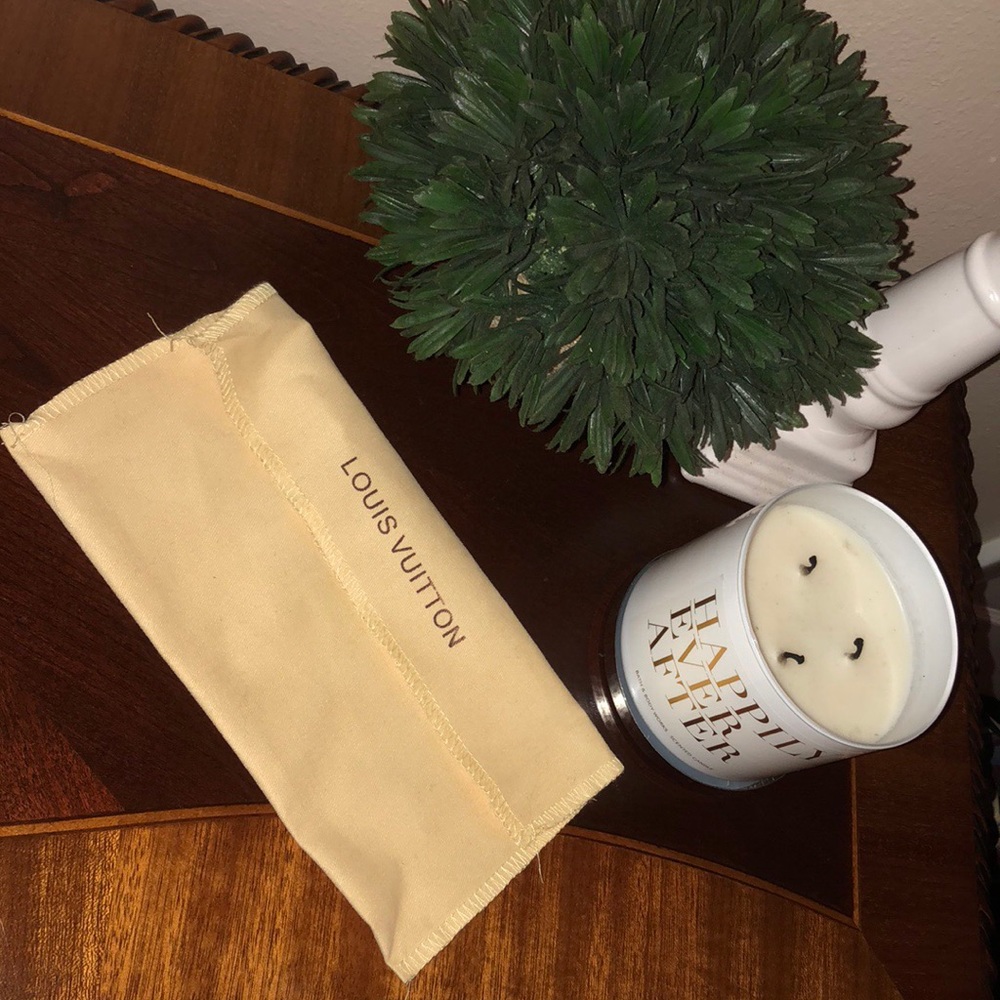 Authentic Louis Vuitton wallet size dust bag